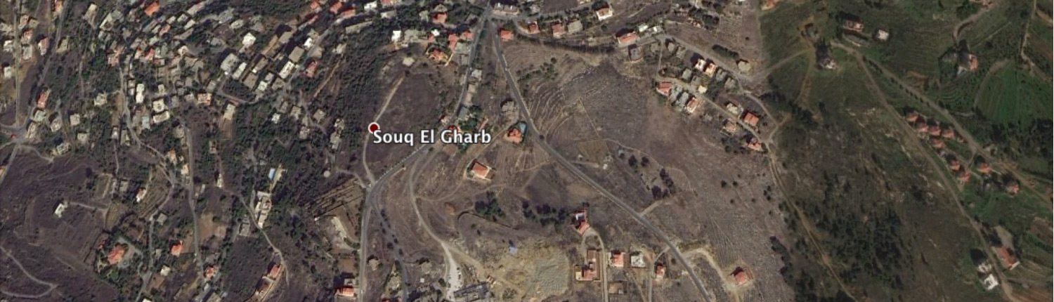 aerial view souq el garb